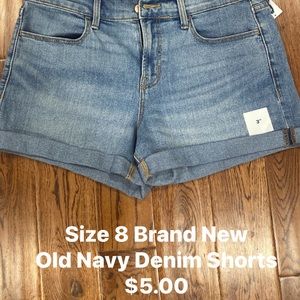 Brand New denim shorts